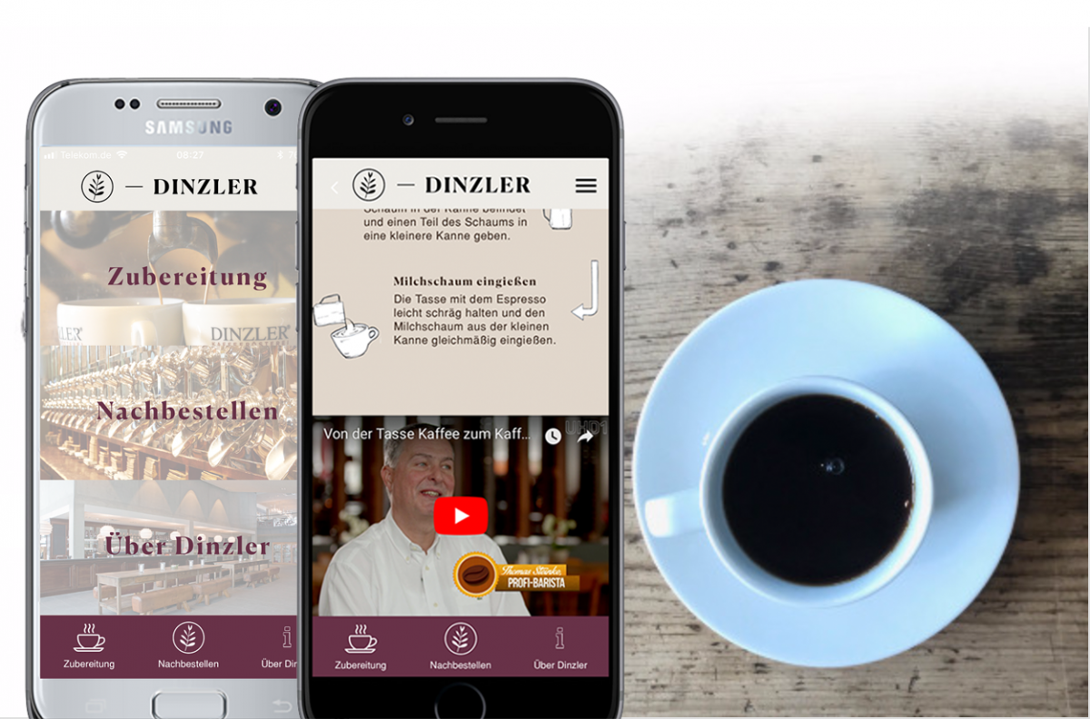 Unsere neue DINZLER App